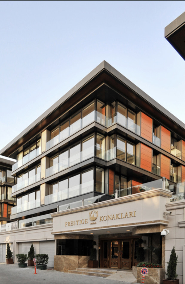 The lobby entrance at Üsküdar Prestige Mansions