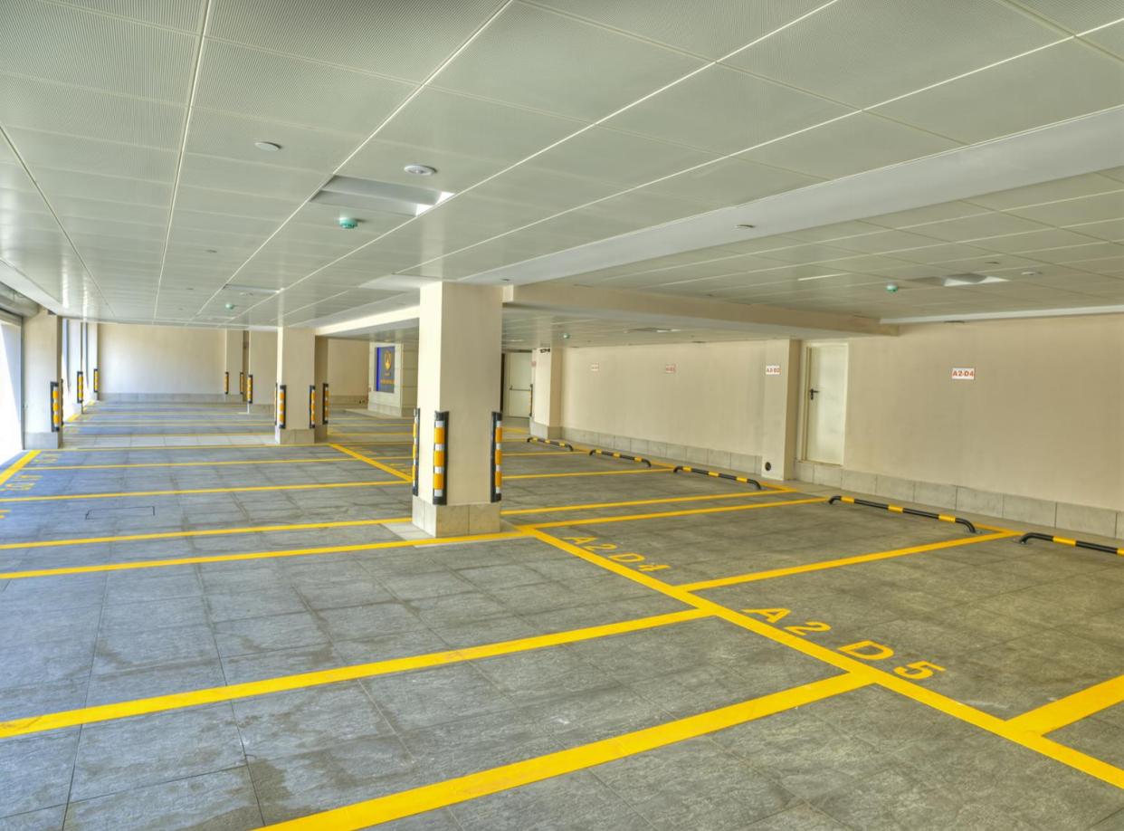 Covered resident parking at Üsküdar Prestige Mansions